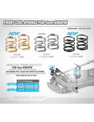 FRONT COIL SPRING FOR 4MM PIN C 1.8-2.0 - SILVER (2)