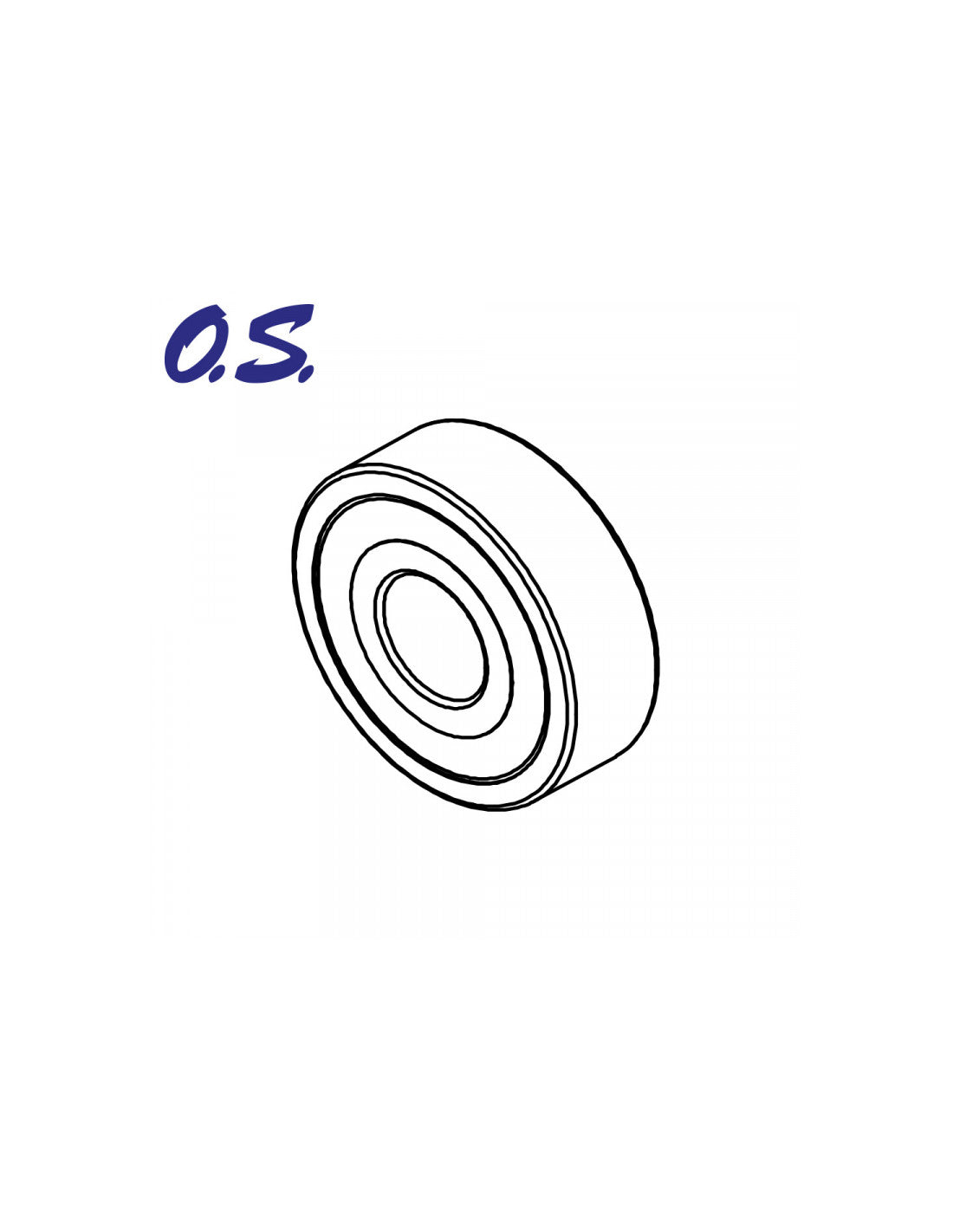 O.S.Engine Ball Bearing Front 21XZ-B Adam Drake