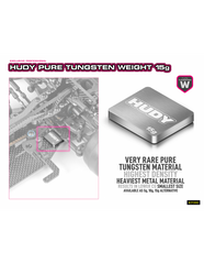 HUDY Pure Tungsten Weight 15g
