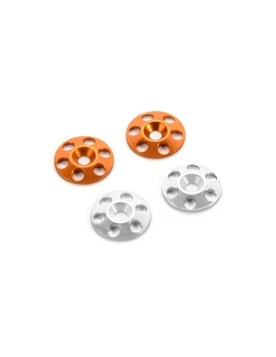 HUDY Alu Rear Wing Shim - Orange(2)