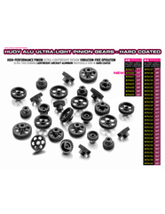 HUDY ALU ULTRA-LIGHT PINION GEAR - HARD COATED -  20T / 48
