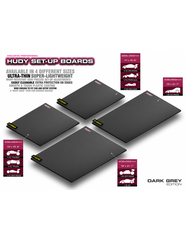 FLAT SET-UP BOARD 1/8 ON-ROAD - LIGHTWEIGHT - DARK GREY