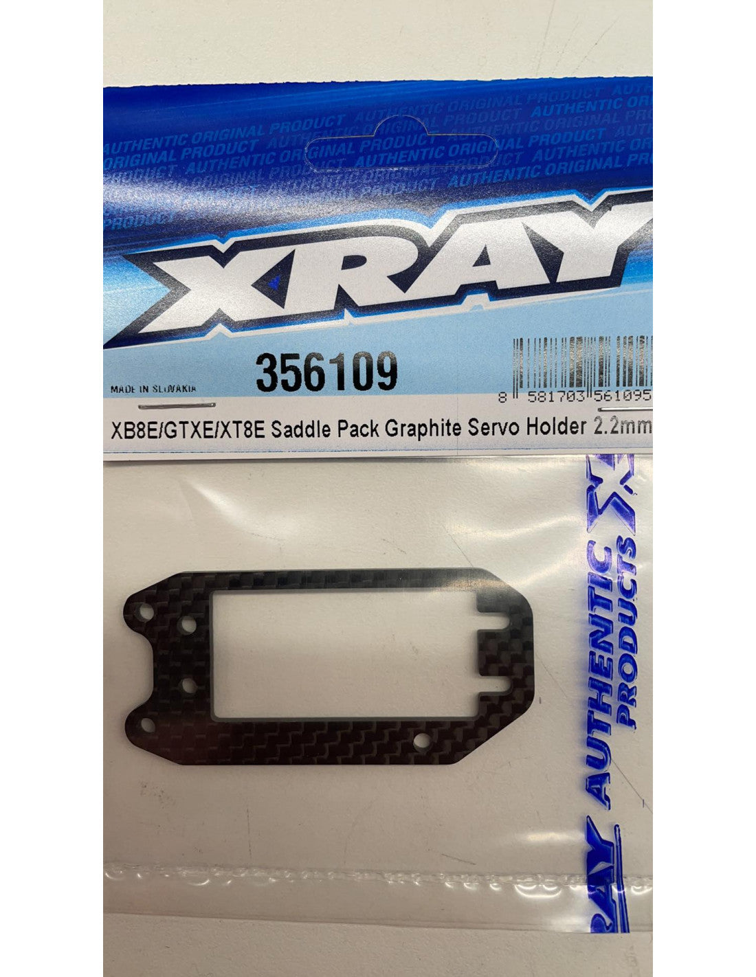 XB8E/GTXE/XT8E SADDLE PACK GRAPHITE SERVO HOLDER V2 356109