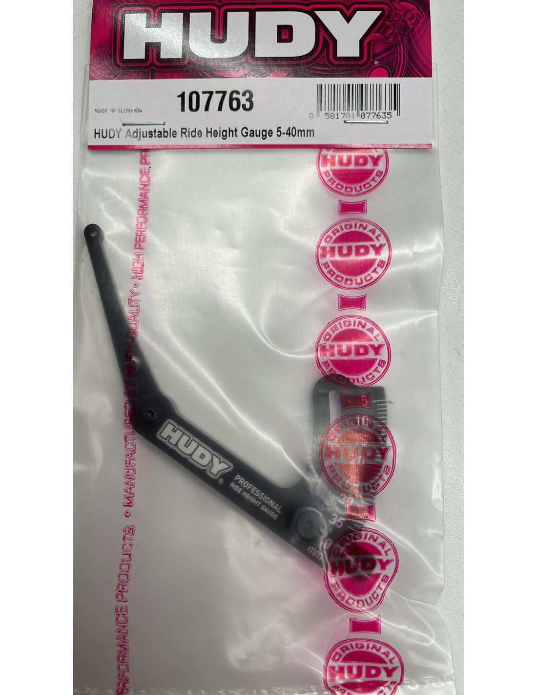 HUDY ADJUSTABLE RIDE HEIGHT GAUGE 5-40MM – ryeskovracing.dk