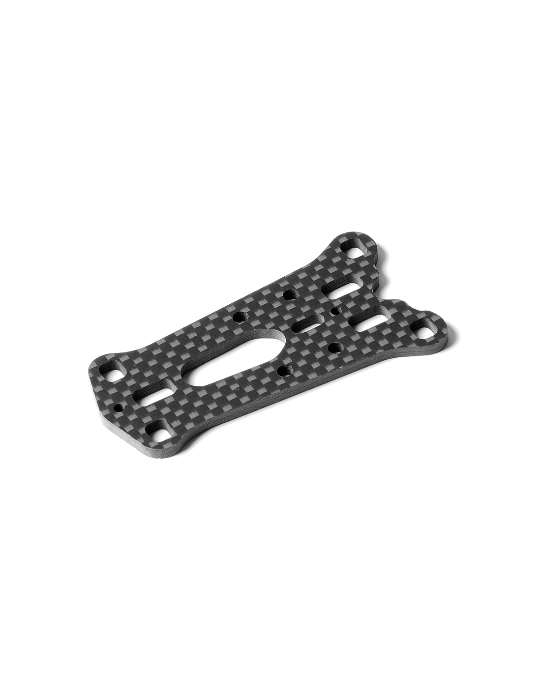 X1'20 GRAPHITE ARM MOUNT PLATE - NARROW TRACK-WIDTH - 2.5MM