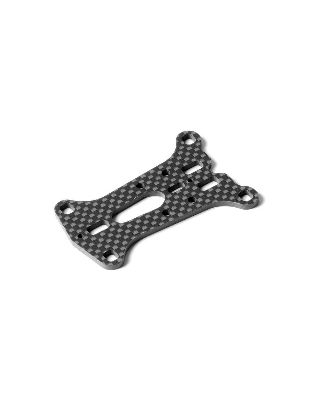 X1'20 GRAPHITE ARM MOUNT PLATE - WIDE TRACK-WIDTH - 2.5MM