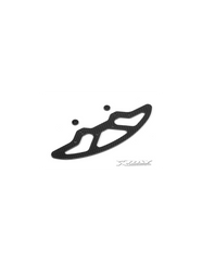 X10 GRAPHITE 2.5MM FRONT BUMPER & SHIMS - V2