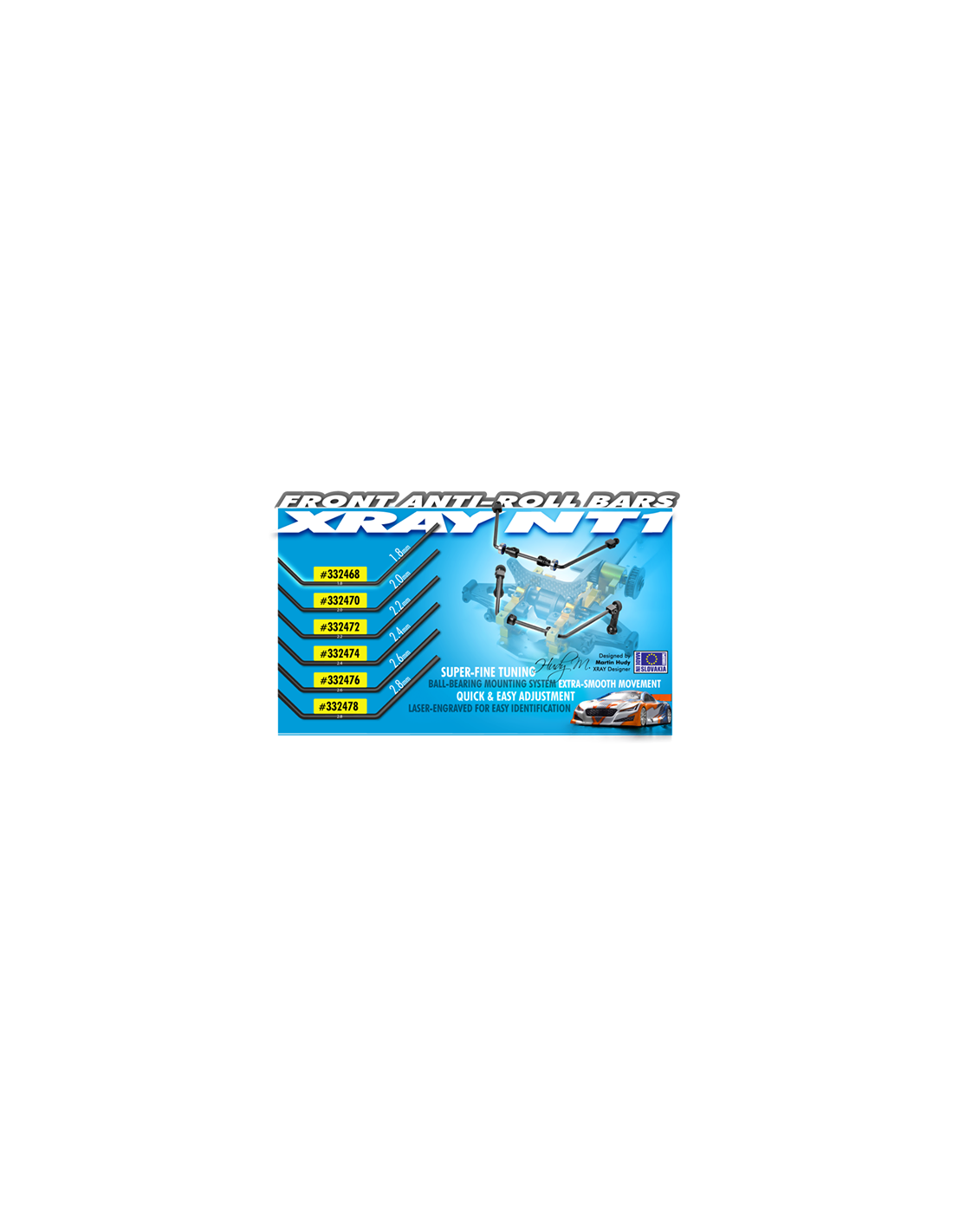 ANTI-ROLL BAR FRONT 2.4 MM