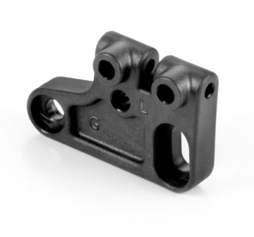 COMPOSITE FRONT UPPER ARM MOUNT - LEFT - GRAPHITE