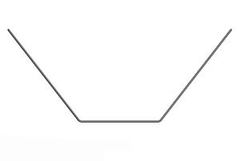 ANTI-ROLL BAR FOR BALL BEARINGS - REAR 1.5 MM