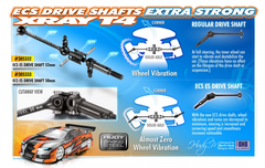 ECS ES (EXTRA STRONG) DRIVE SHAFT 52MM - HUDY SPRING STEEL