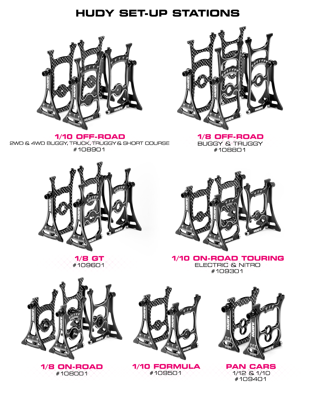 HUDY SET-UP STATION FOR 1/10 FORMULA CARS 2022 model