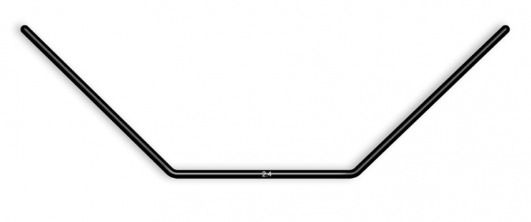 ANTI-ROLL BAR FOR BALL-BEARINGS - REAR 2.4 MM
