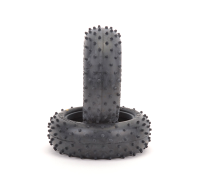 Mini Spike 2 Front Tyres - Yellow (pr)