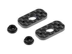 CARBON REAR WING MOUNT - 1/10 ELECTRIC (2)