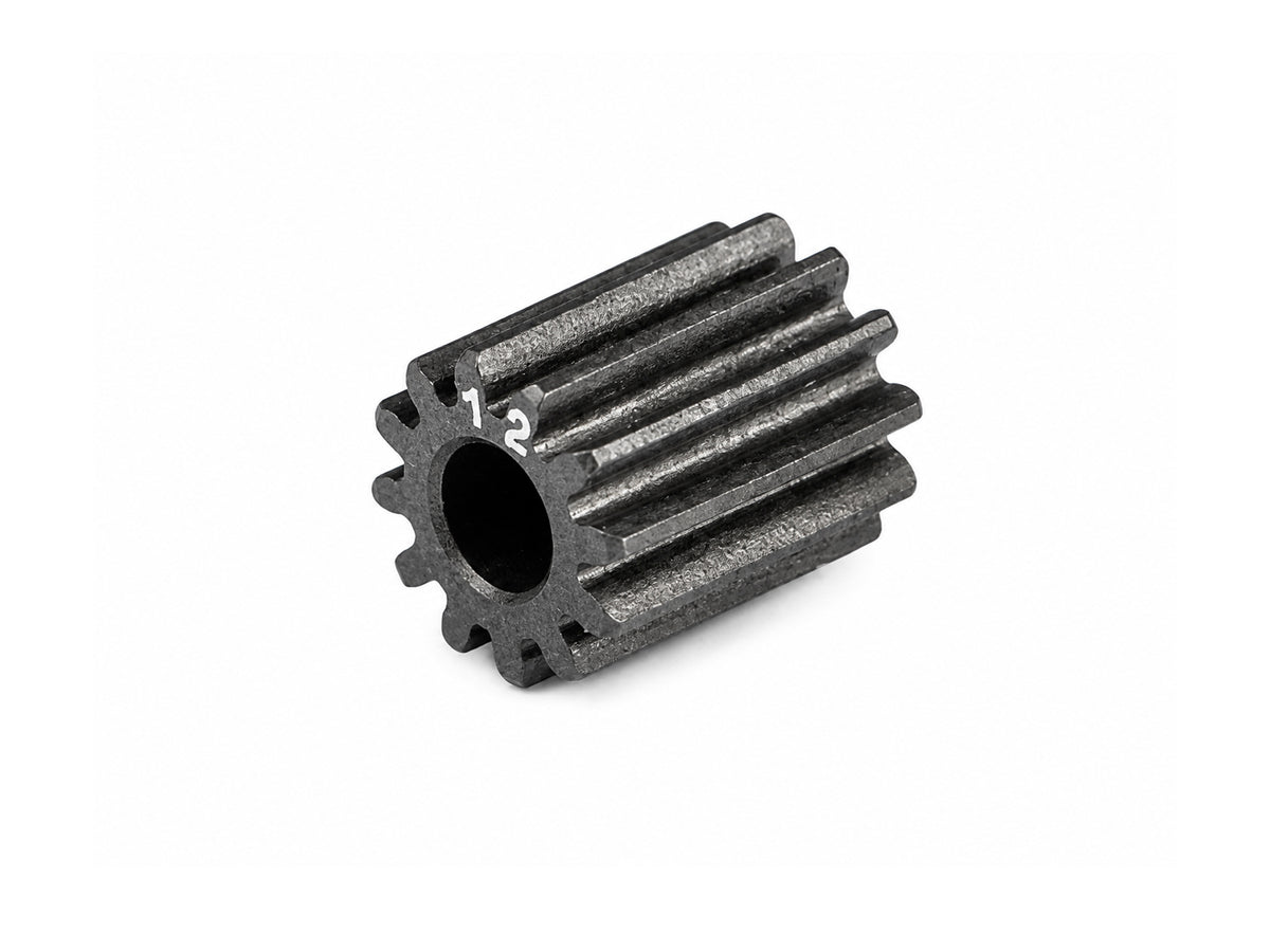 HUDY ALU ULTRA-LIGHT PINION GEAR - HARD COATED -  12T / 48
