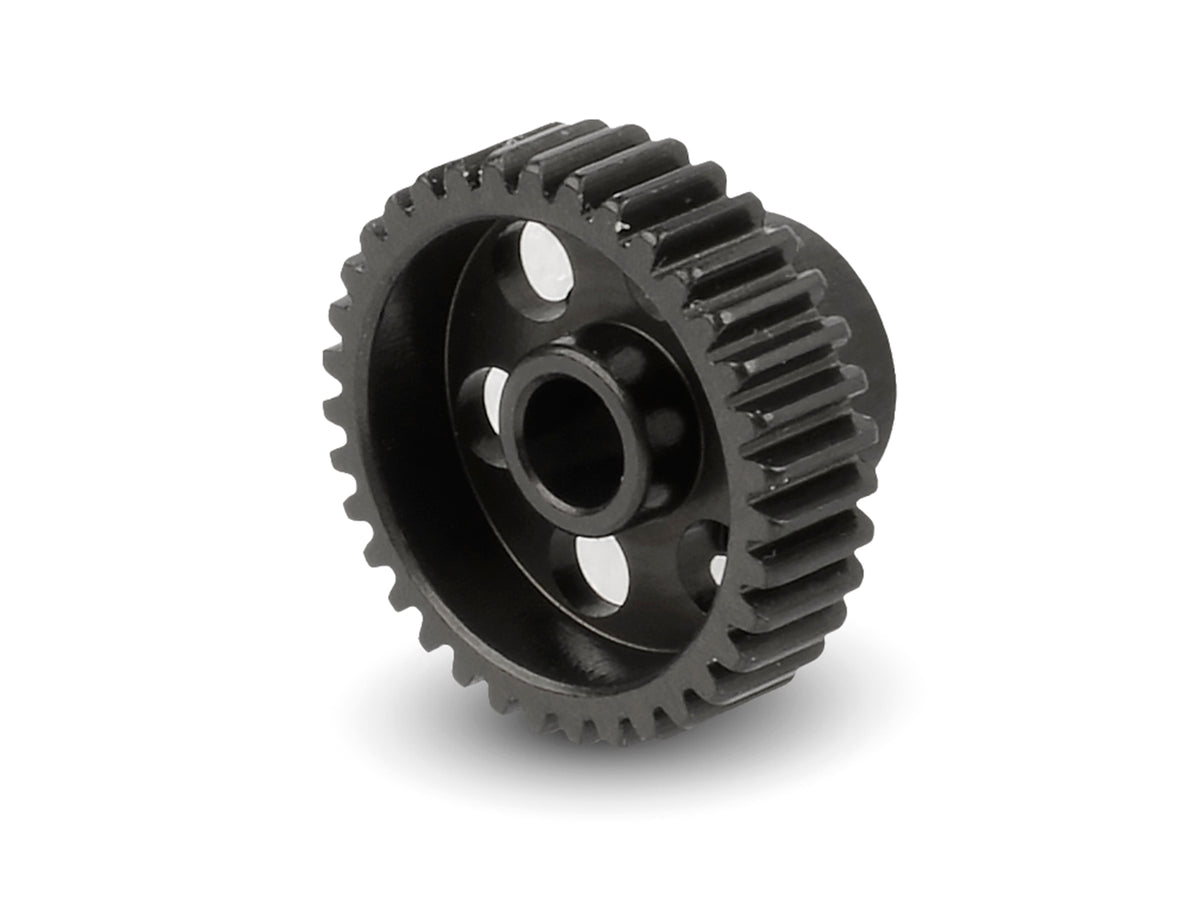 HUDY ALU ULTRA-LIGHT PINION GEAR - HARD COATED -  35T / 64