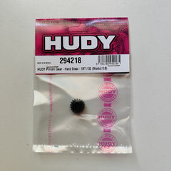 HUDY PINION GEAR - HARD STEEL - 18T / 32 (MODUL 0.8)