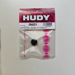 HUDY PINION GEAR - HARD STEEL - 21T / 32 (MODUL 0.8)