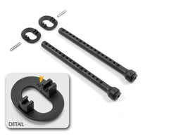 FRONT BODY MOUNT SET +2MM HEIGHT