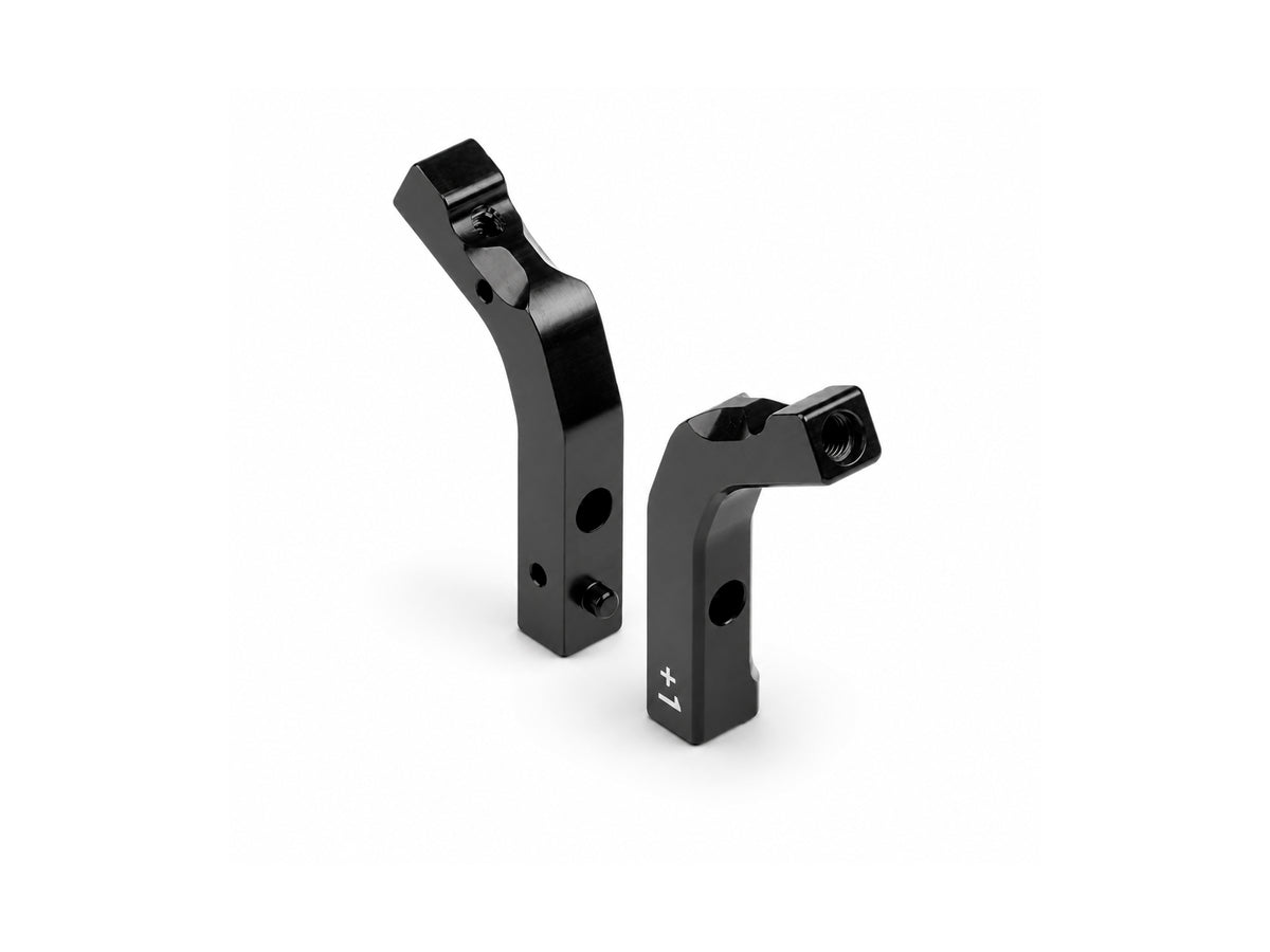 X4F ALU SHOCK HOLDER FRONT FIXED +1MM - SWISS 7075 T6 (2)