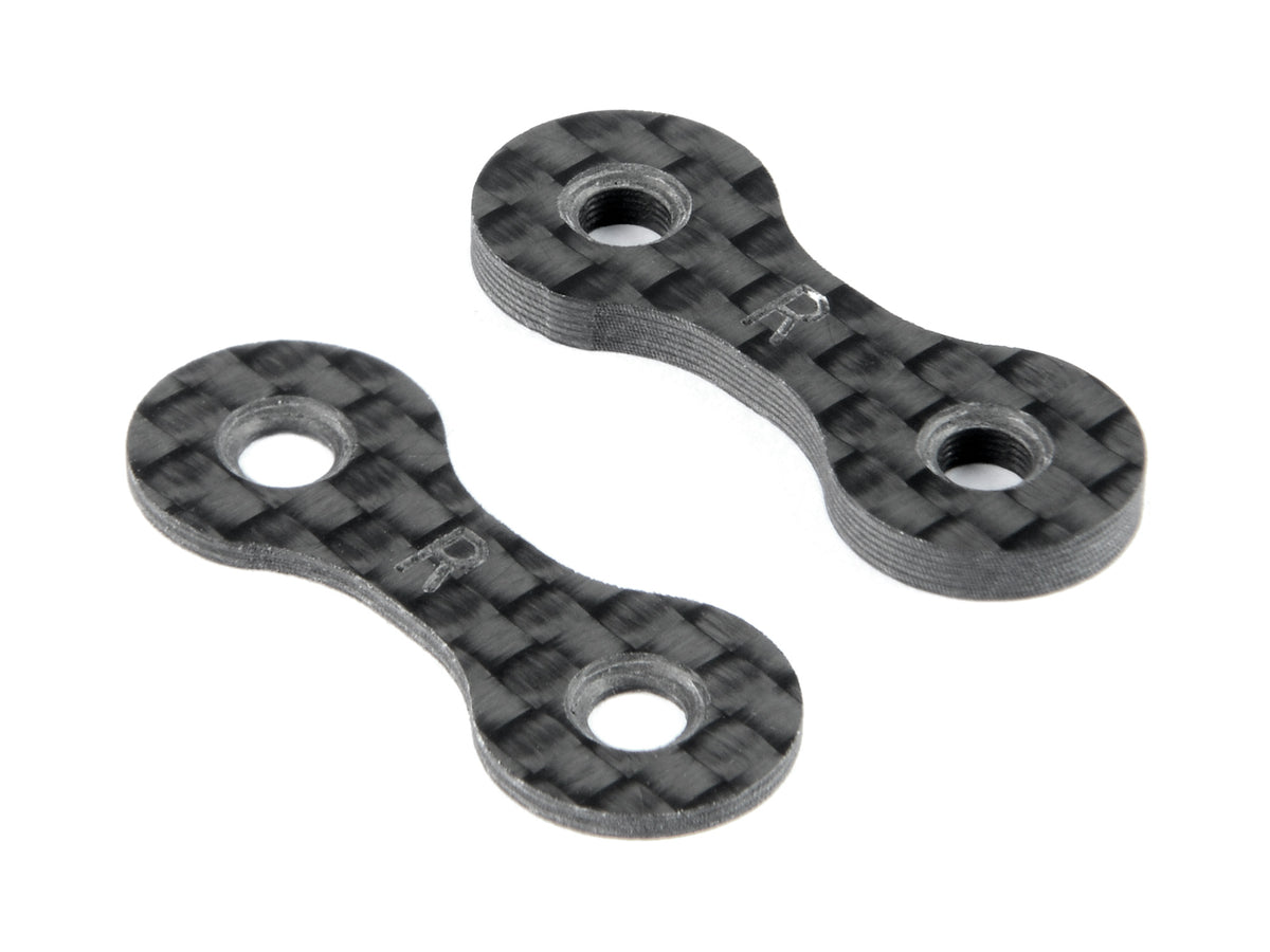 X4 REAR ROLL-CENTER CARBON SPACER 1+2MM (1+1)