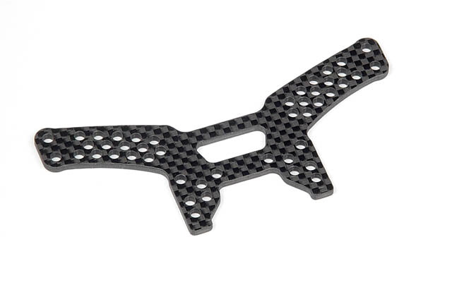 ULTRA-TUNE SHOCK TOWER REAR - 2.5MM GRAPHITE