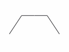 X4 ANTI-ROLL BAR UAM - UNDER ARM MOUNT - REAR 1.1 MM