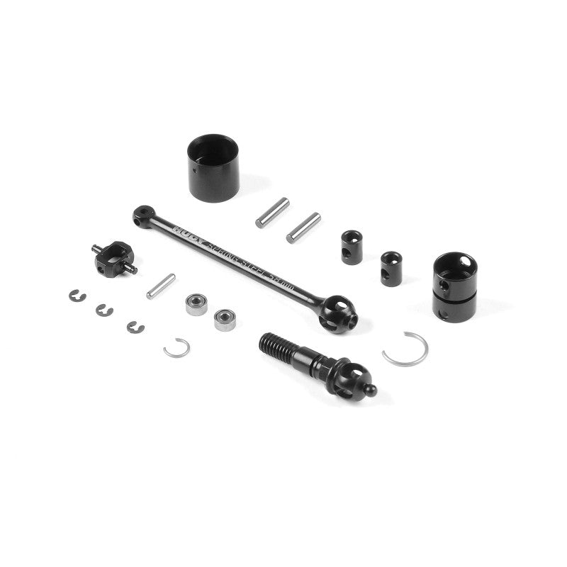 X4 ECS BB SC DRIVE SHAFT 58MM - HUDY SPRING STEEL™ - COMPLETE SET2