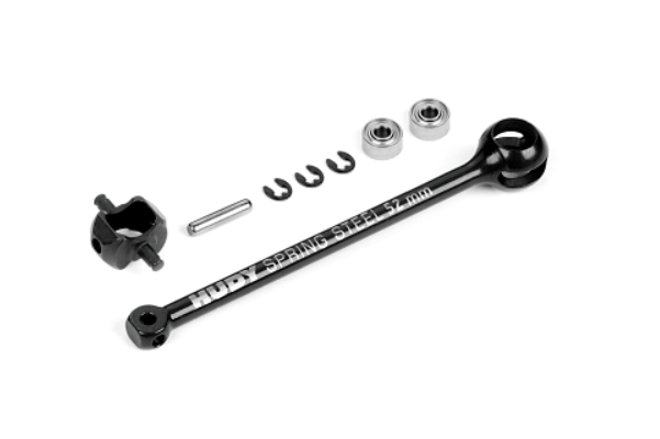 X4 CVD BB DRIVE SHAFT 52MM - HUDY SPRING STEEL™ - SET