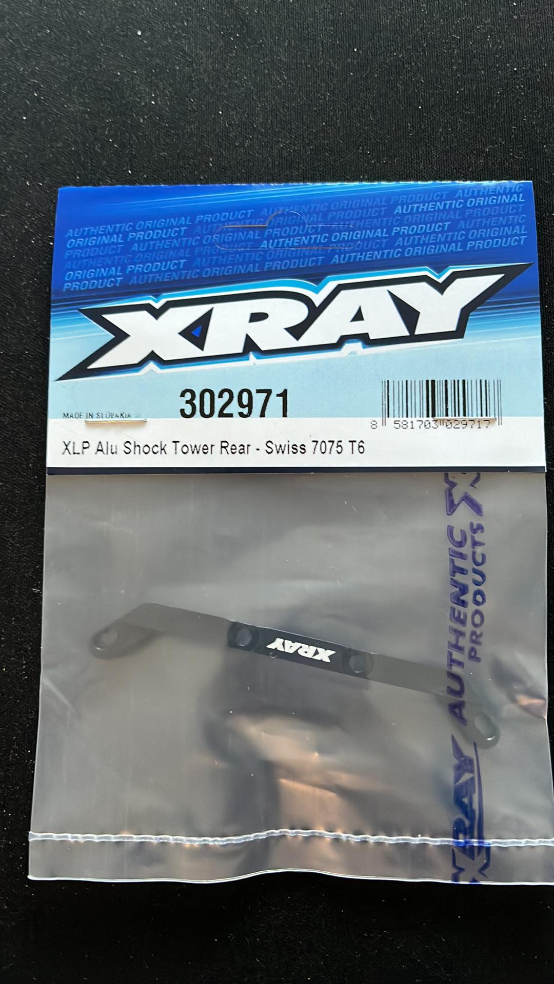 XLP ALU SHOCK TOWER REAR - SWISS 7075 T6