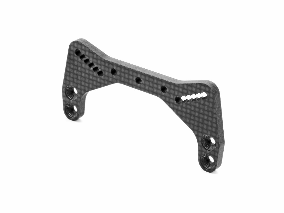 XB2'22 GRAPHITE SHOCK TOWER - FRONT - 3.5MM