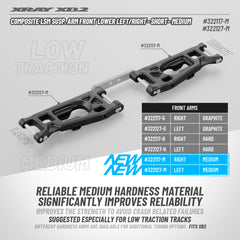 SUSPENSION ARM FRONT - LSM - RIGHT - SHORT - MEDIUM