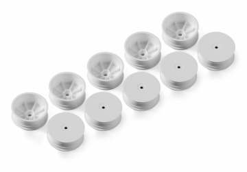 2WD Front Wheel Aerodisk with 12mm Hex - White (10)