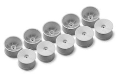 2WD/4WD REAR WHEEL AERODISK WITH 12MM HEX IFMAR - WHITE - HARD (10)