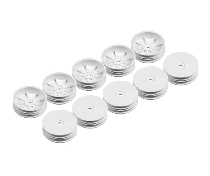 2WD FRONT SLIM WHEEL AERODISK WITH NARROW OFFSET - WHITE (10)