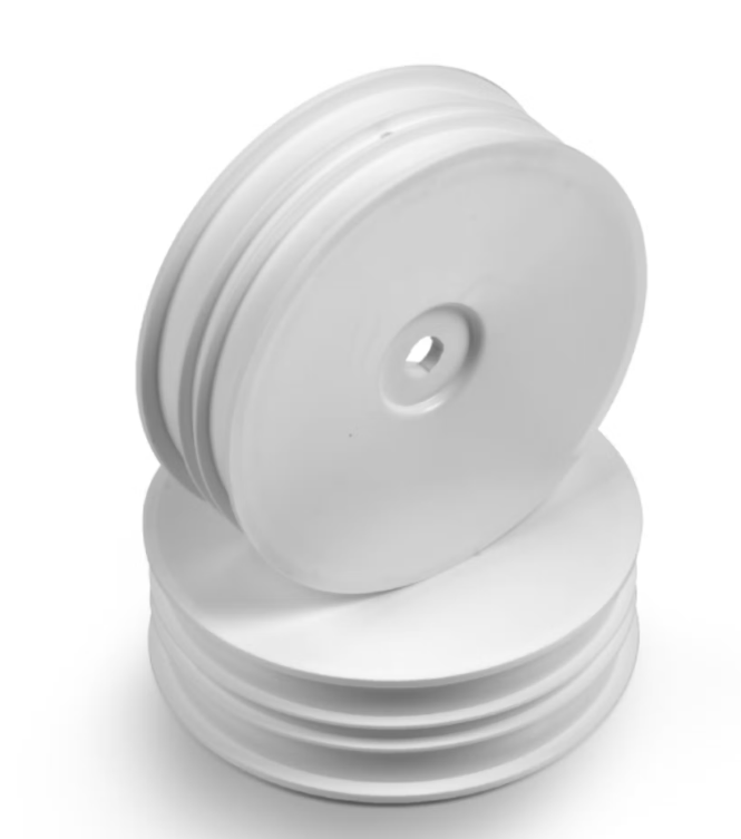 2WD FRONT SLIM WHEEL AERODISK WITH NARROW OFFSET - WHITE (2)