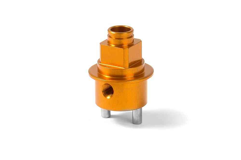 BRAKE DISK ADAPTER - ALU 7075 T6 - ORANGE