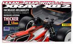 LEXAN REAR WING 1.5MM 323511