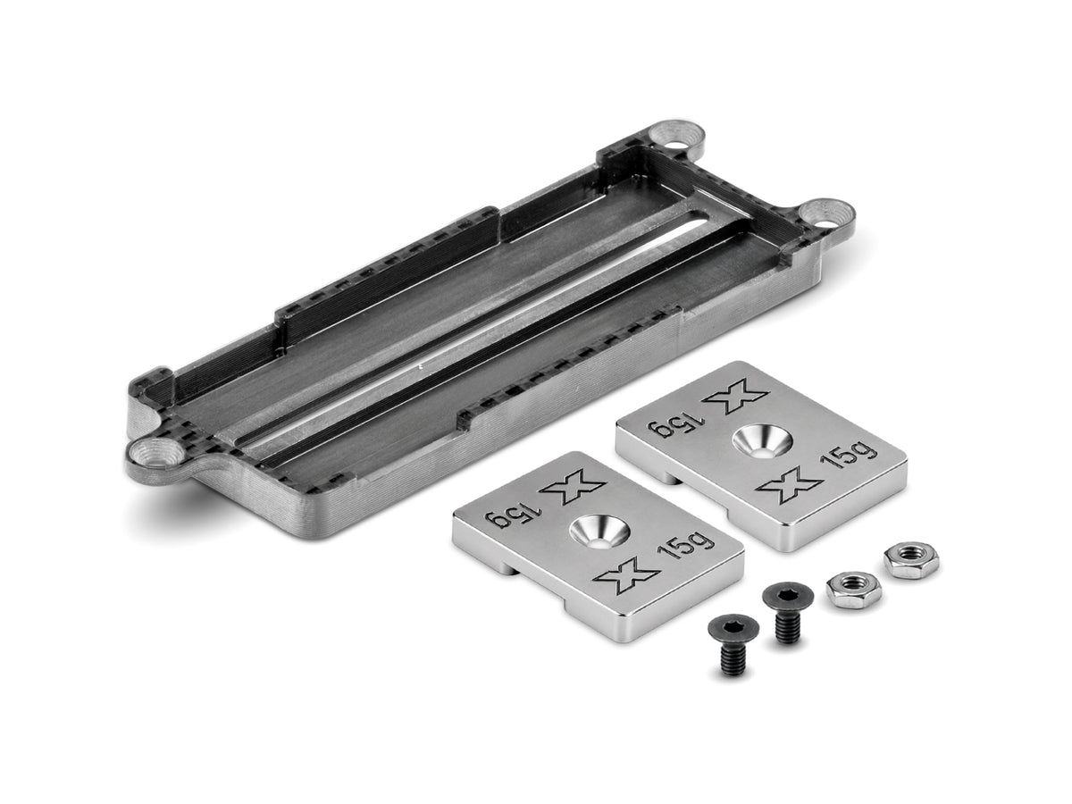 NT1/RX8 Carbon Battery Plate Adjustable Weight Balance - Set