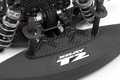 UPPER HOLDER FOR BUMPER - 2.5 MM GRAPHITE - CNC MACHINED