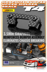 GRAPHITE BUMPER UPPER HOLDER BRACE 3.5mm