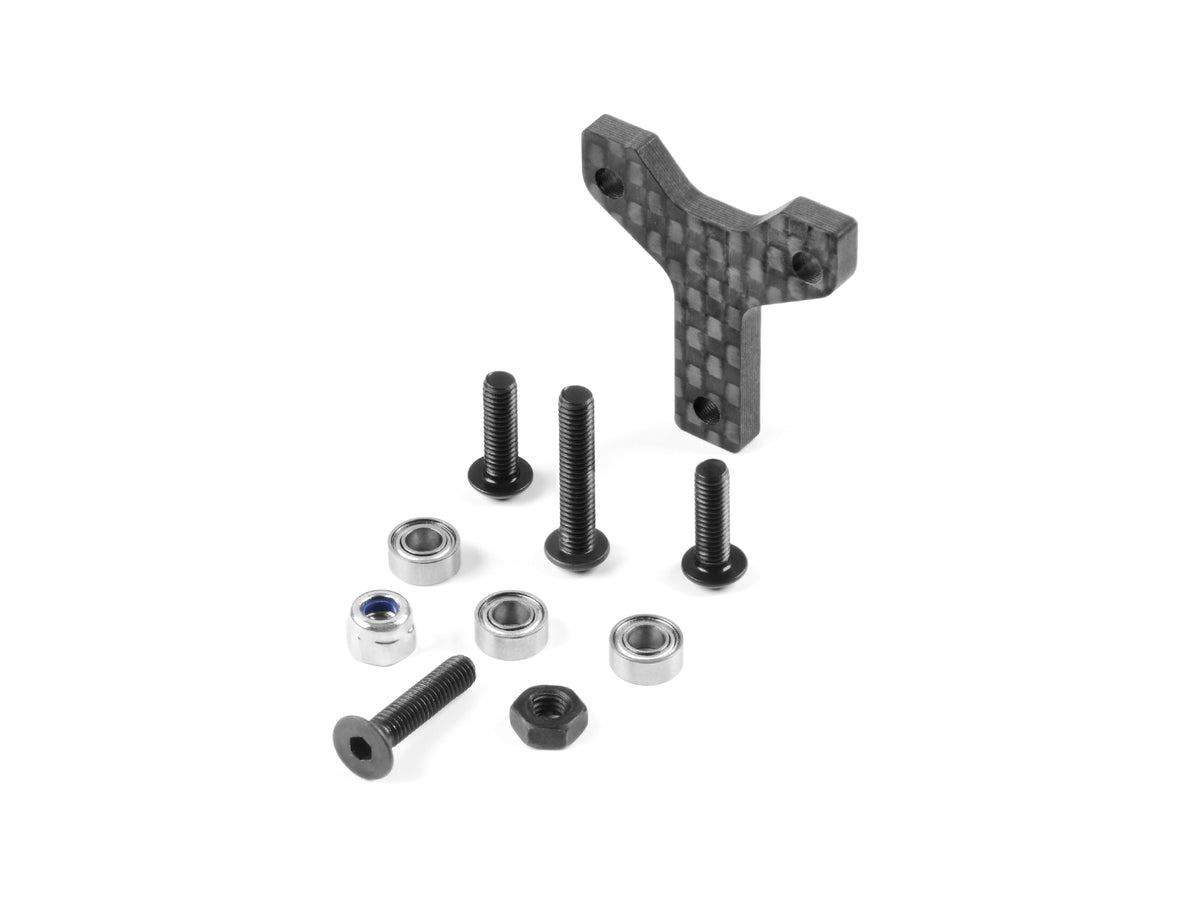 CARBON REAR BODY CENTERING PLATE W. BALL-BEARINGS - SET