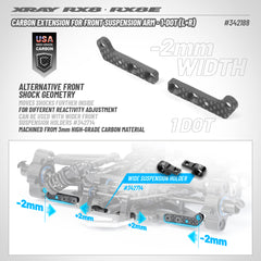 CARBON EXTENSION FOR FRONT SUSPENSION ARM - 1-DOT (L+R)