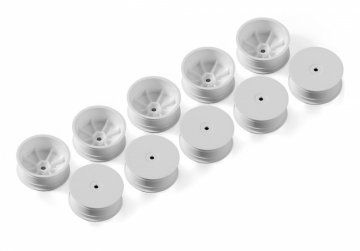 4WD FRONT WHEEL AERODISK WITH 12MM HEX - WHITE (10)