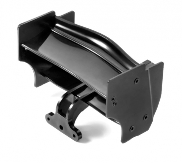 X1 Composite Adjustable Rear Wing - Black ETS Approved