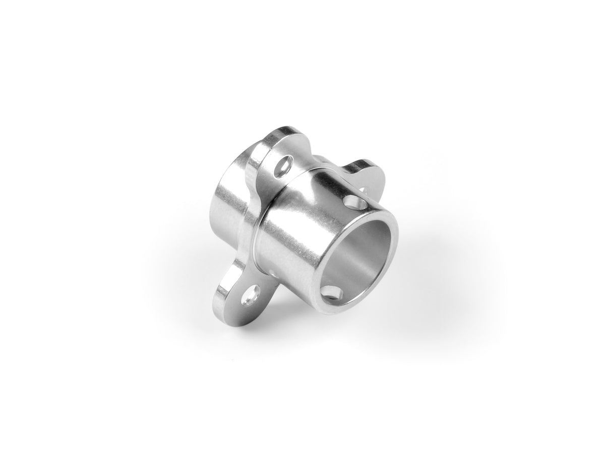 X8 ALU DRIVE FLANGE FOR SPUR GEAR - BLACK - SWISS 7075 T6