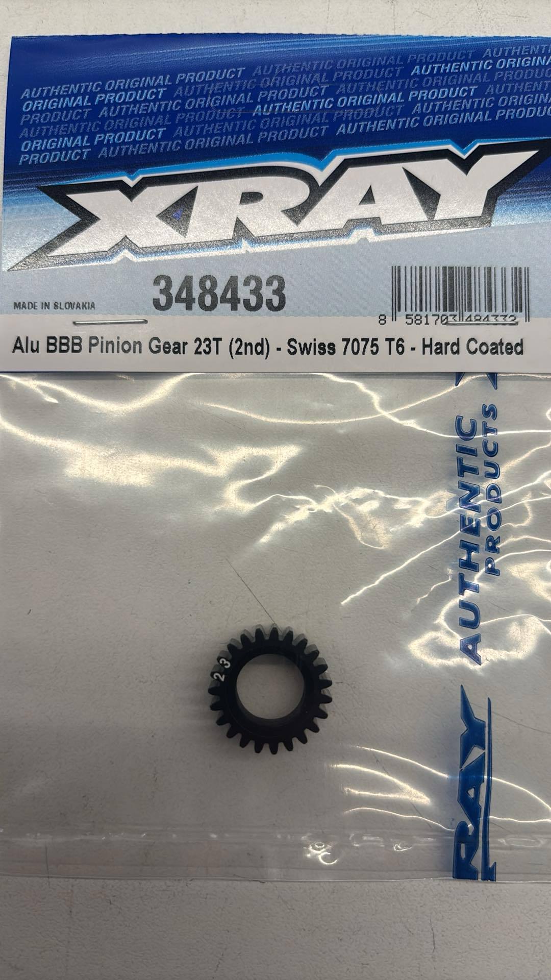 ALU BBB PINION GEAR 23T (2ND) - SWISS 7075 T6 - HARD COATED
