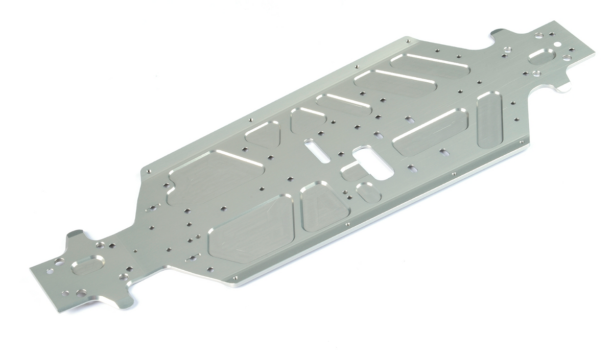 XB8'24 ALU CHASSIS - SWISS 7075 T6 (3MM) - SHORT