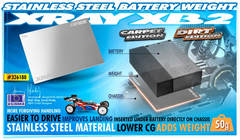 Stainless Steel Battery Weight 50g